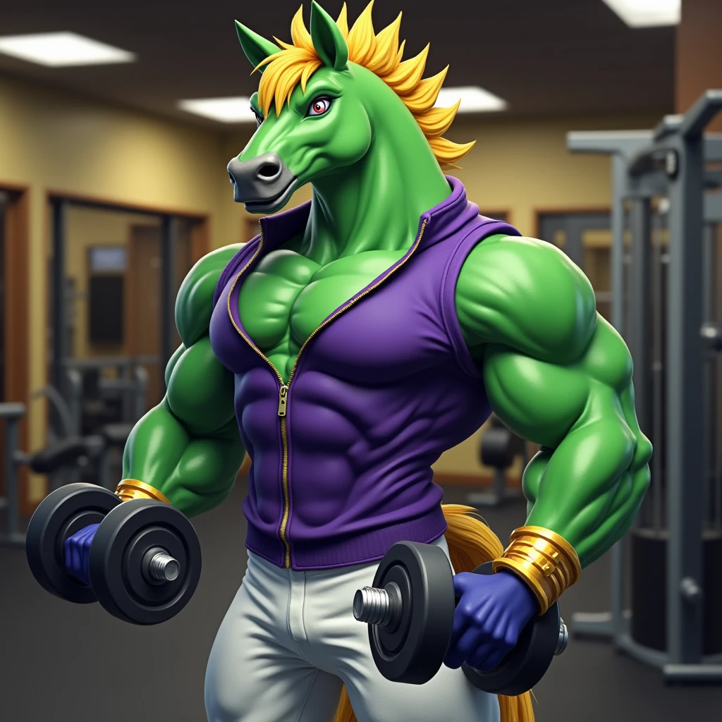 Toxtricity,, lifting weights, pin up, bulge