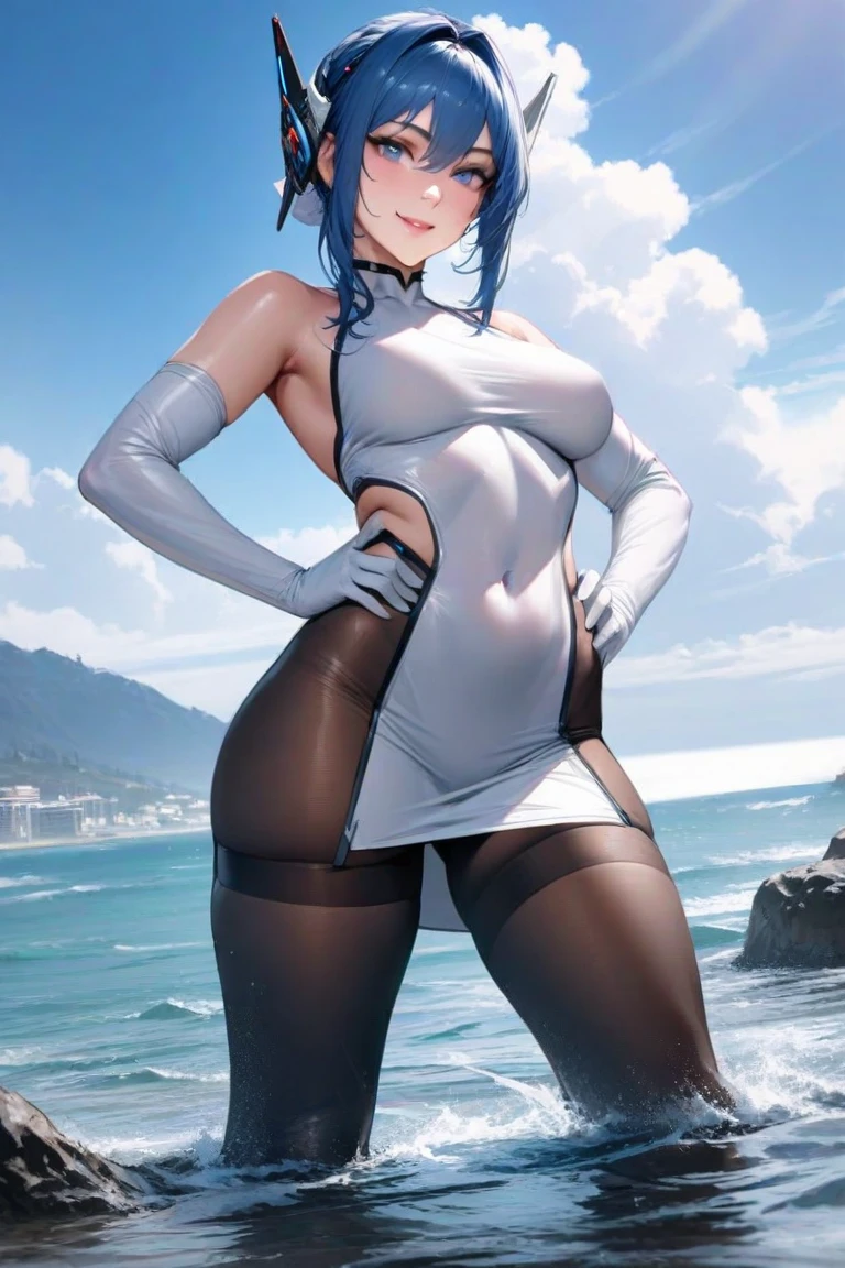 (masterpiece, best quality:1.4), wide open legs, close in view, visible tights, best anatomy, anime girl in black latex posing on the street, wearing latex, black shiny latex, visible armpits