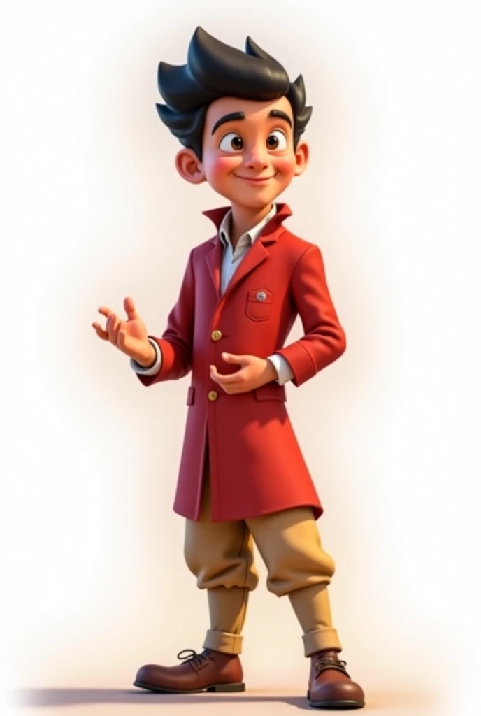 Image of a boy for a story in a YouTube video in Pixar format, He's the little allabester, He's the class leader, He's outgoing, Playful and gets up for a lot of things HD photo