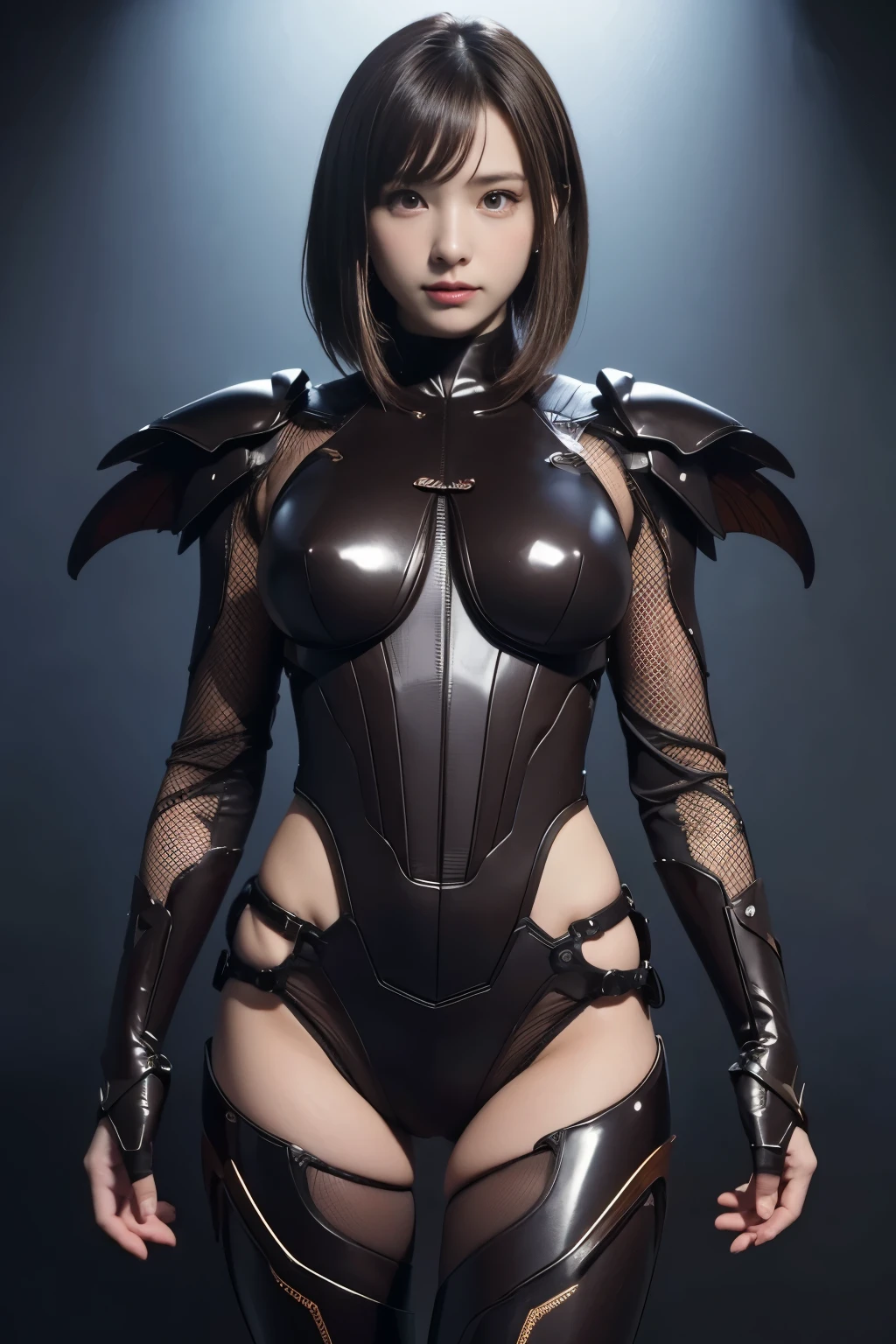 (High resolution,masutepiece,Best Quality,extremely details CG, Anime, Official art:1.4), Realistic, Photo, amazing fine details, all intricate, gloss and shiny,awesome many layers, 8K Wallpaper, 。.。.3D, sketch, kawaii, Illustration,( Solo:1.4), perfect female proportion,villainess, (Fusion of dark brown cockroach and lady:1.4), (Brown cockroach forms ready:1.2), (Brown cockroach woman:1.2), (Fusion:1.2), (Solo:1.4), (Evil smile:1.2), muscular, Abs, (cockroach brown exoskeleton bio insect Suit:1.4), (Cockroach brown exoskeleton insect armor:1.2), (Brown transparent cockroach wings:1.4), (Brown cockroach antenna:1.3),mecha musume,Sexy_race_queen,nun,high leg latex leotard,Chun-li,ninjartist_Suit,1girl in,animal hands,Latex Costume,asagioutfit