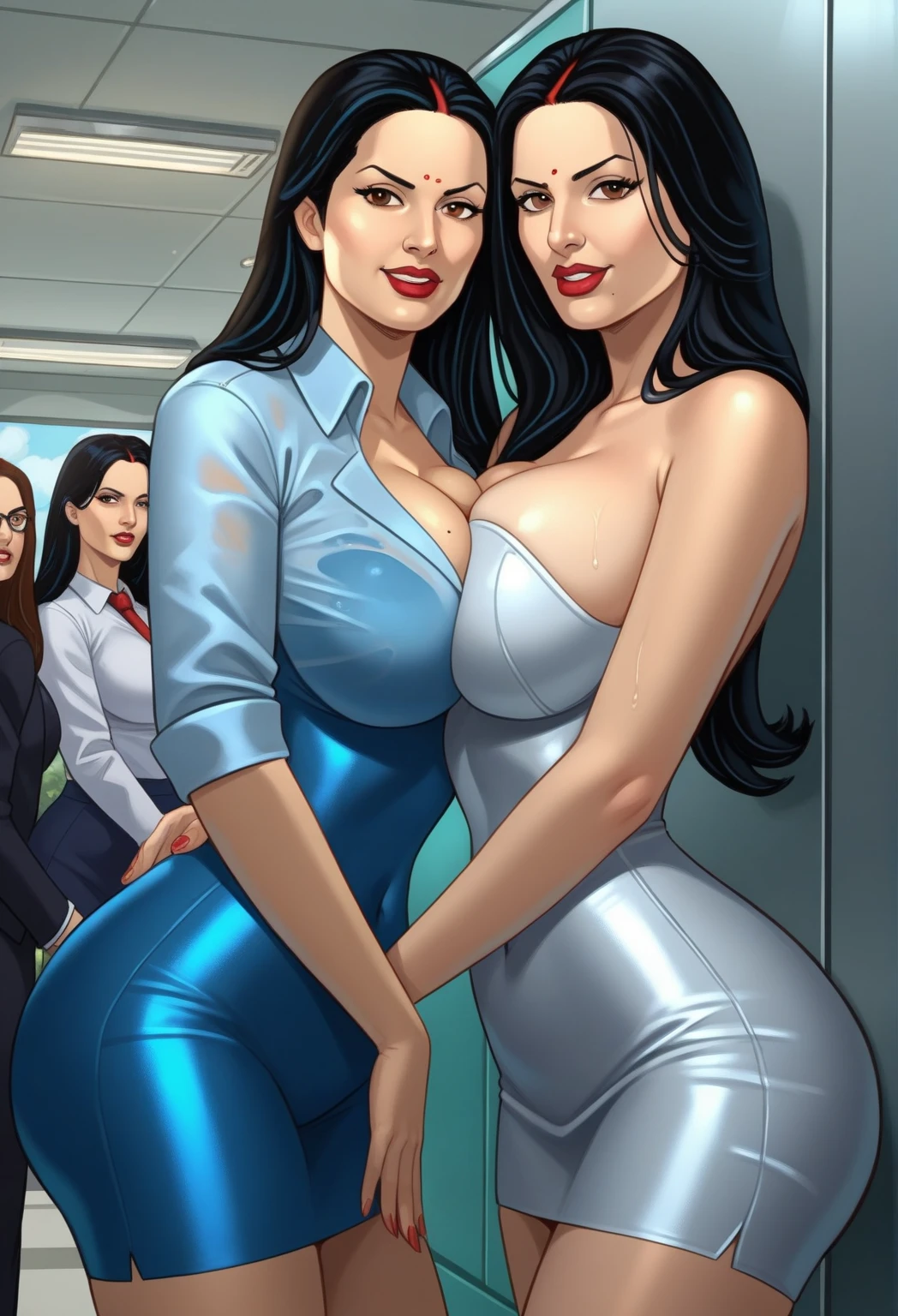 Kim Kardashian breast expansión comic
