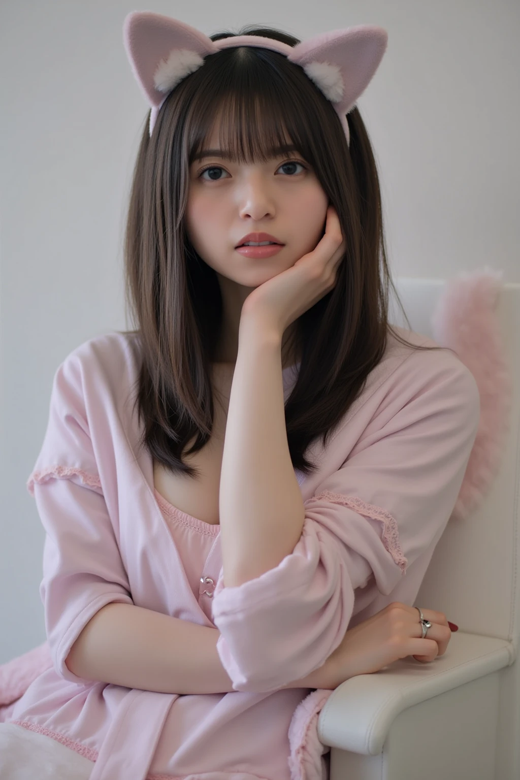 pink there frilld kawaii doress ta