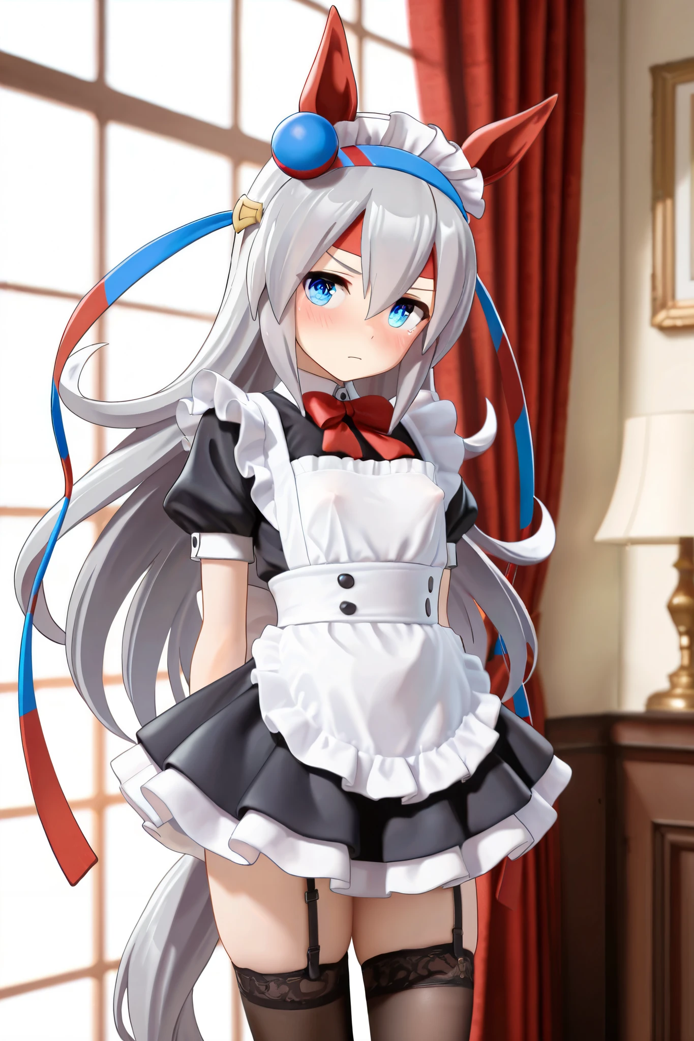 masterpiece, best quality,
tamamo cross \(umamusume\),
maid,
<lora:tamamo_cross_lora:0.9>