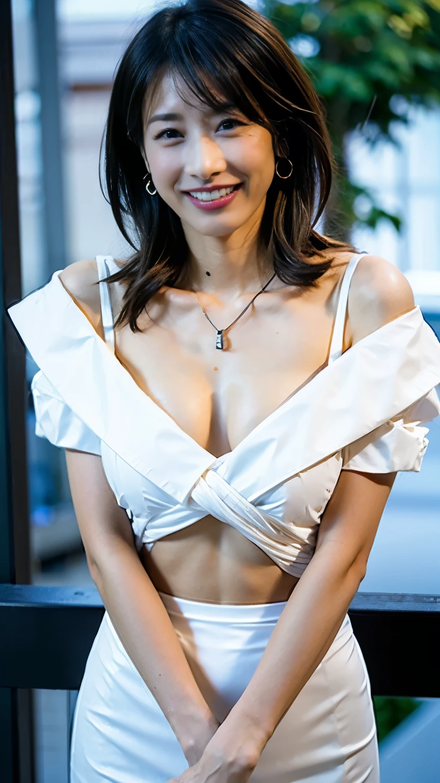 naked,Like the whole body," shape, Bride's outfit without shoulder straps,small silver tiara,huge ,sloppy and droopy breasts, Her heavy breasts are almost completely exposed ,Fully visible bust,Sheer princess skirt,Church wedding,There is a large crowd of participants behind you, Perfect body, (Highest quality, 4K, 8K, High resolution, Tabletop:1.2), Super detailed, (Realistic, Realistic, Photorealistic:1.37), Royal, Enchanting, (Vibrant colors, Sharp Chest:1.1), Soft lighting", Transparent Dress. No underwear, See-through loincloth, Deep cleavage. nakedの太もも. Fishnet bra.  (((Bushy pubic hair and pussy exposed)))