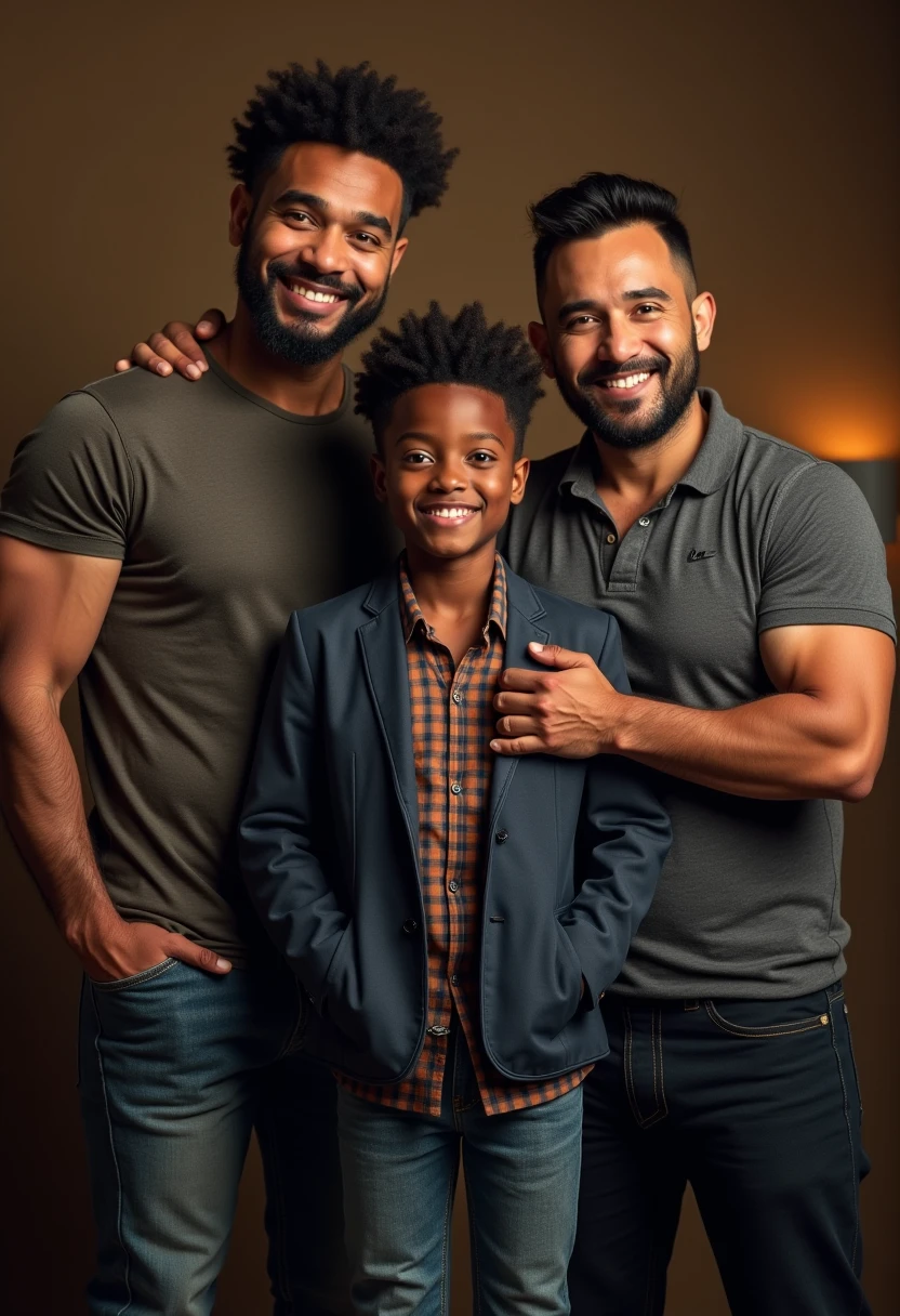 Afro American gay dads with ??? in pride