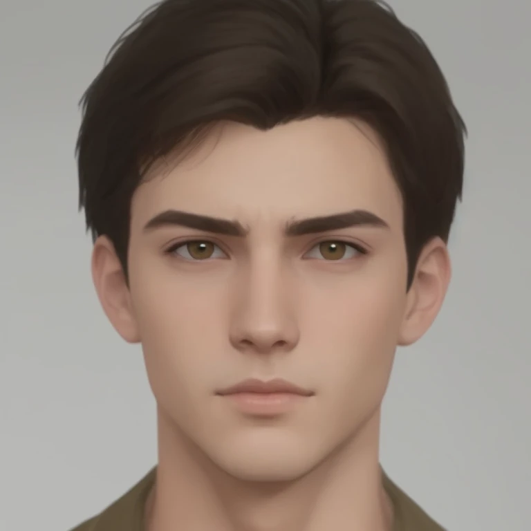 There is a man ( College boy ) 20 years, rostro(very high), with short hair and suit , asistente hiper Realistic , sujeto hiper Realistic , Chico anime Realistic , anime style realism , estilo de arte anime Realistic , estilo de arte de anime Realistic , Estilo anime 3D Realistic , Portrait of an anime boy , Guweiz style artwork , detailed Portrait of an anime boy , incredible anime face portrait . model, of Irish origin ( ) y Anglo-American ( ), I just saw the spectator , retrato( Realistic :1.4), (:1.0), hazel eyes , eyes (perfect,serious),eyelash( perfect girl ),shirt, eyebrows (perfect), dyed hair (café ), perfect hair , straight hair (perfect), ( secretario professional ), hairstyle type (deshilachado ), oval and elongated face , rectangular face , triangular chin , thin face, slim build , ( detailed , ultra ,,- detailed , high detailed , ultra Realistic 8K CG, Perfect Girl Girl Artwork , lyrical), wooden table , flores, Internal, talleed (carefree, serious) , no earning, film , bokeh, professional , 4k, very detailed dynamic lighting , fotor Realistic , 8K, raw, rico, intricate details , Peter Parker(spiderman), small head ,