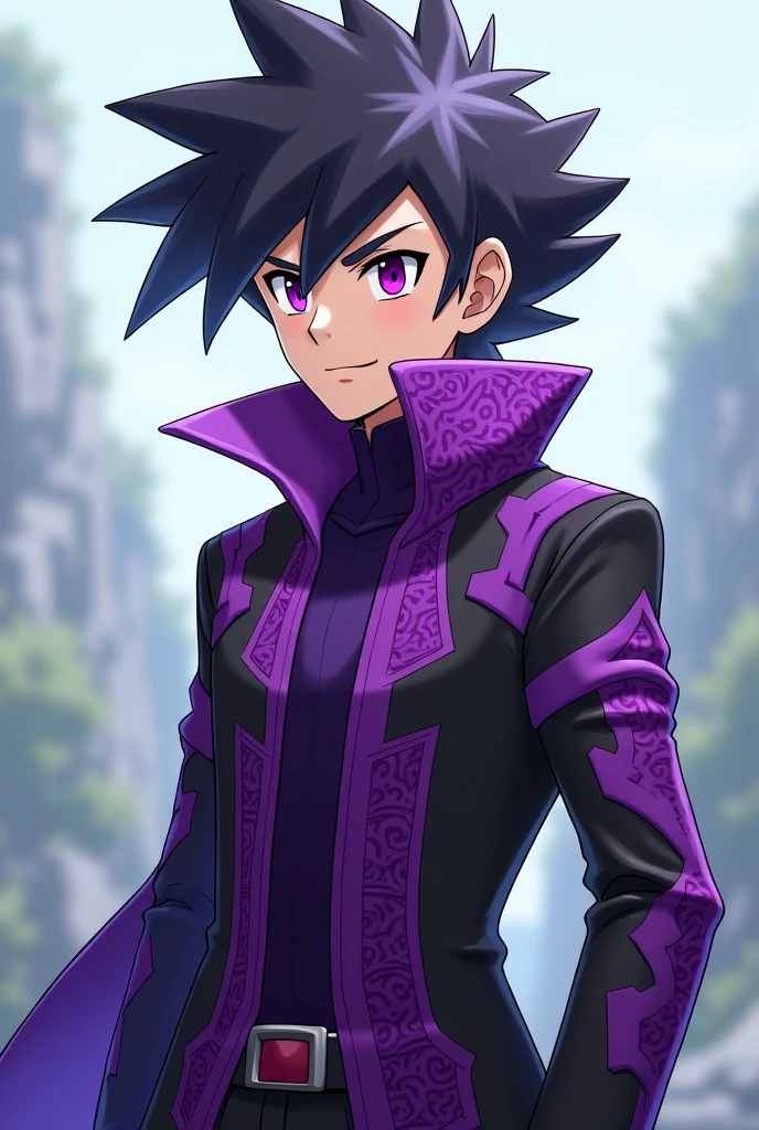 score_9,score_8_up,score_7_up,score_6_up,source_anime,rating questionable,beautiful aesthetic,very intricate,high quality details BREAK <lora:sinbad_magi_snb_pony:0.8>,sinbad_magi_snb,purple hair,yellow eyes,long hair,ponytail,hair between eyes,ahoge,bodysuit,black pants,black coat,black bodysuit,sci-fi,breastplate,
