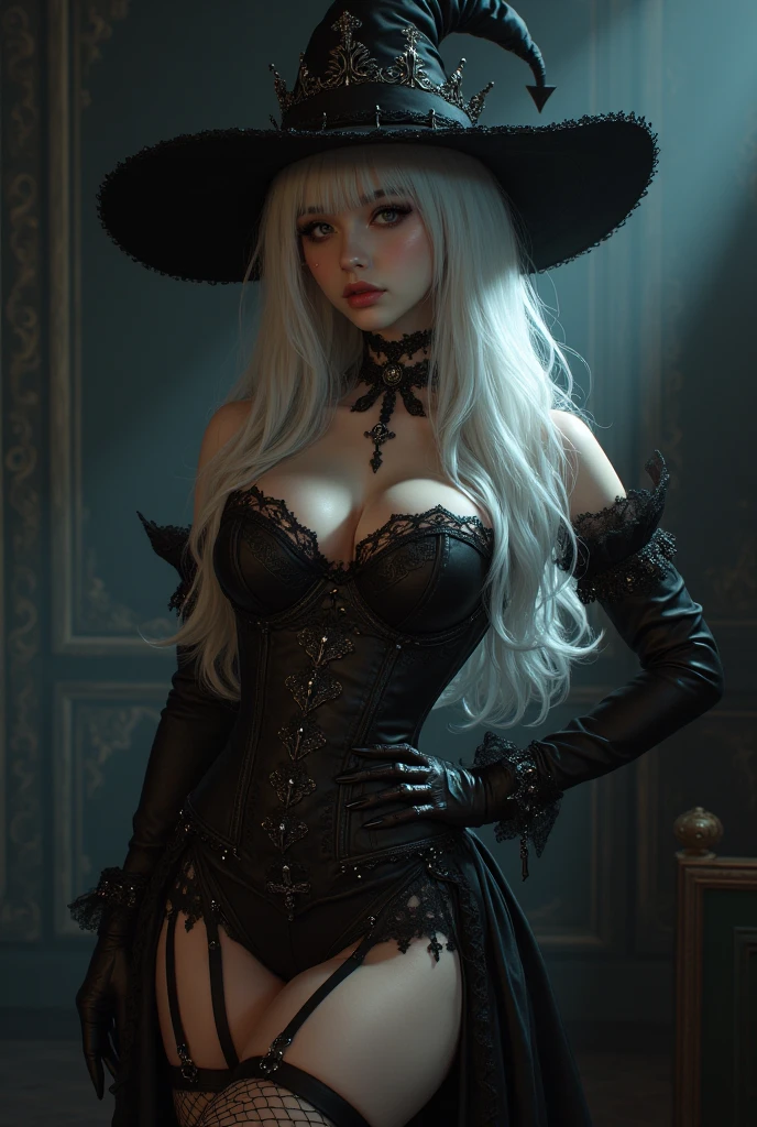 Melhor qualidade, Ultra high resolution,fundo detalhado,realista,hadesstyle,solo, mago,necromante,skull,fogo verde,horror,fantasia negra,mal,capa,profundidade de campo