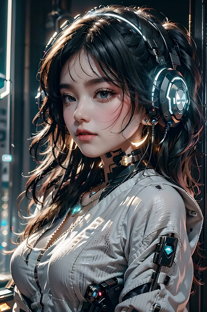 (closed:1.3)(highest quality, 8K,32k,masterpiece, UHD:1.2),Highly detailed CG Unity 8k wallpaper,Intricate details,Raw photo,(Realistic:1.4),atmosphere,Ultra-high resolution,Genuine,Huge_file size,Incredibly absurd,Ultra Illustration,(Very detailed),Dramatic lighting,different colors,Written boundary depth,art:Krenz Kushart,Shot with Canon EOS,SIGMA art lens 35mm F1.4,ISO200,Shutter Speed 2000, break, 1 girl,24-year-old Japan beauty,(Sensual smile,staring into the distance,Side view:1.1),short hair,(Black Hair,Pink Mesh,innovative hairstyles:1.2), Headphones,bright makeup,Red lipstick,eye shadow,double eyelid,Beautiful Eyes,Beautiful Eyes,Soft white skin that shines in every detail,Pale skin,Golden Ratio Face,Very well-shaped face,Natural Nose,Beautiful nose,Detailed information,Lips Detail,Glossy, beautiful lips,Glossy lips,low neckline,break,(Hide cleavage:1.4),Beautiful bell-shaped breasts,自信に満ちたcyber punkガール, (Dynamic pose,Head to Toe,full body shot:1.3), (Brand collection fashion brand theme:1.6),(Brand collection fashion brand theme:1.6),(Brand collection fashion brand theme:1. 6),(cyber punk, one piece, Latex Fusion:1.3), (Aラインマキシラテックスone piece:1.4), (Short jacket:1.4), (Silver earrings:1),break,cyber punkな都市景観, skyscraper, neon, LED Light,Bright and vivid color scheme,Nobody is here,(rain,night:1.2)