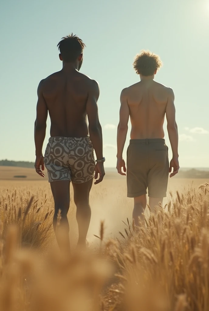 masterpiece, best quality, 8k, raw, canon 5d, f/1.8, iso 6400, wide-angle, Realism, movies, posters, photos,(detailed face), Mature, handsome,
Fields, wheat fields, autumn, plains, trees, blue sky,
ruggedly handsome young man wearing a tight white jockstrap , muscular, chest hair, shirtless, masterpiece, best quality, highres, realistic, standing, foreshortening, medium shot, ground view, highly detailed symmetrical painting