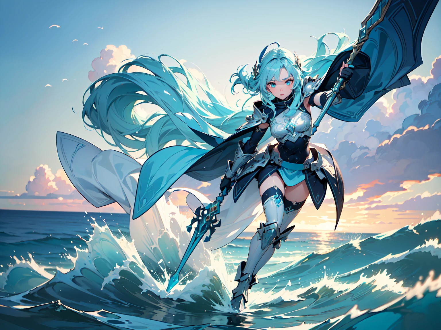 Eula, genshin impact,sexy, black bikini, bunda grande,coxas grande e amostras e seios grandes