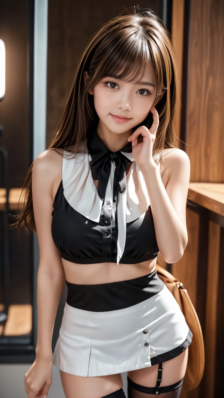 See-through uniforms in cabaret clubs、No bra、Amitants、Korean 20 year old sexy woman