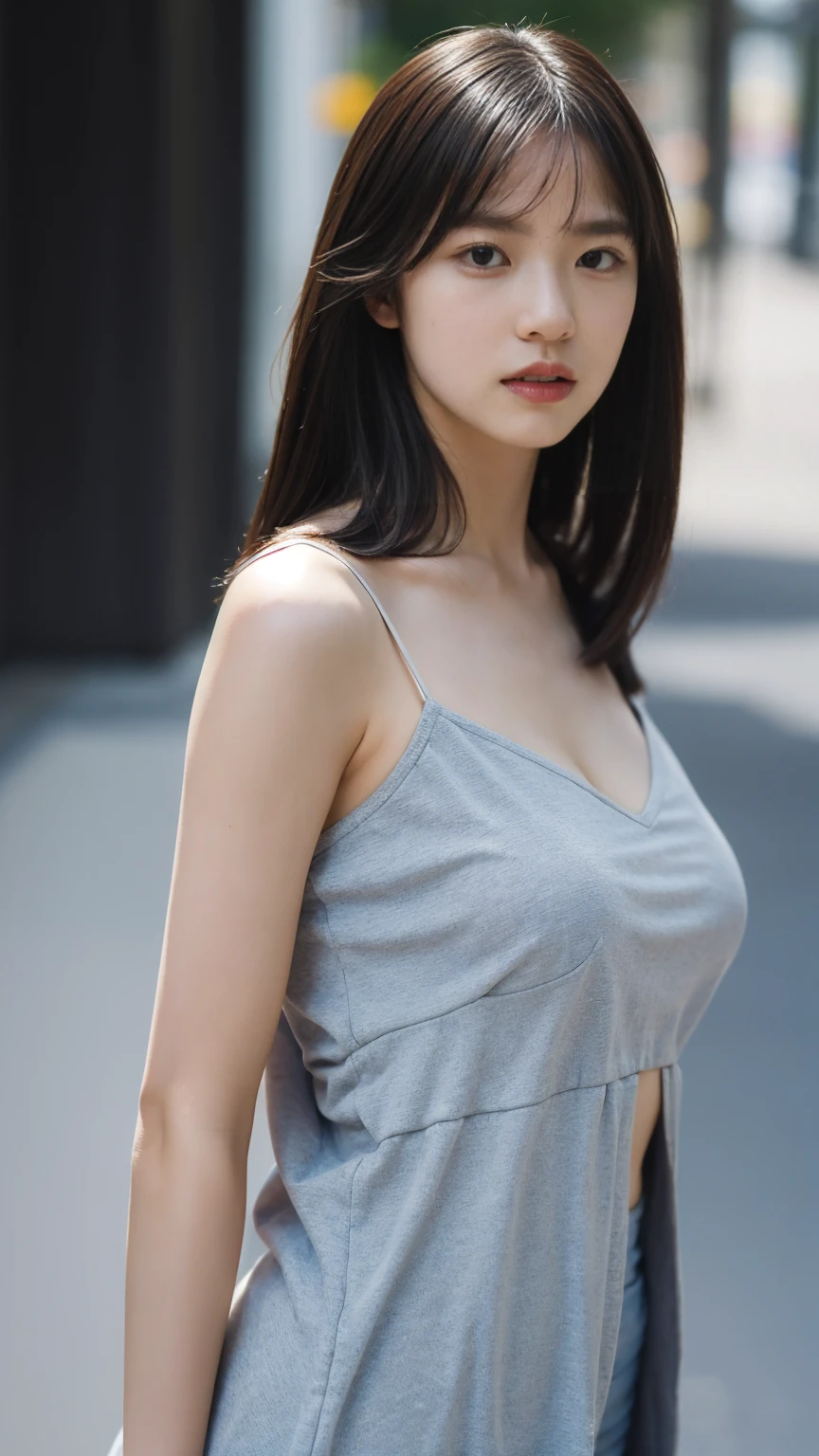 dress、(Photorealistic:1.4)、(hyper Realistic:1.4)、(Realistic:1.3)、(Smooth lighting:1.05)、(Cinema lightingImprovement of quality:0.9)、32K、One Girl、28-year-old woman、Realistic lighting、Backlight、Facial Light、Ray-tracing、(Bright light:1.2)、(Improvement of quality:1.4)、(Highest Quality Real Texture Skins:1.4)、Finely grained、Detailed painted face、Quality Eyes、(tired, Sleepy and satisfied:0.0)、Mr.々A pose、T-shirts、(Enhance the mood of your body line:1.1)、(Enhances the beauty of skin texture:1.1)、Realistic skin texture, Ayaka Miyoshi