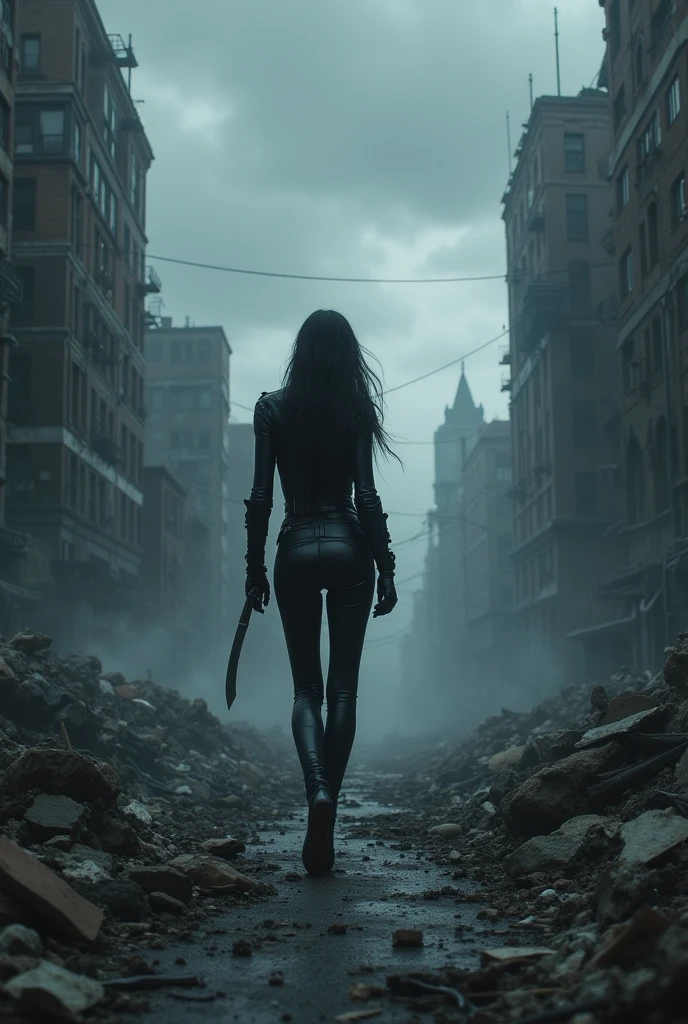 In a gloomy post-apocalyptic world, where the skies are covered with ...