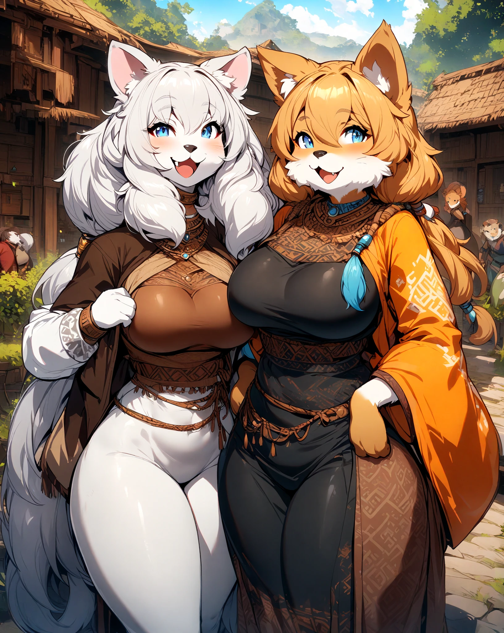 (masterpiece), shortstack,highly detailed, feral,fox,fox tail, furry art!!!, curvy ,thick thighs,expressive eyes, (brown fur skin), wolf ears, messy hair, feral), furry, stocking, sweaty, plump body type,Serval, fox,fangs, neck fur tuft, (flat-chested), collarbone, sharp eyeliner, eyeshadow, (detailed eyes:1.4),china dress, , wet towel, Mesh Skirt Lingerie,furry mini cute style, Camel toe is very obvious, The nipple contour is pronounced, (pubes) erotic, perky breasts,
