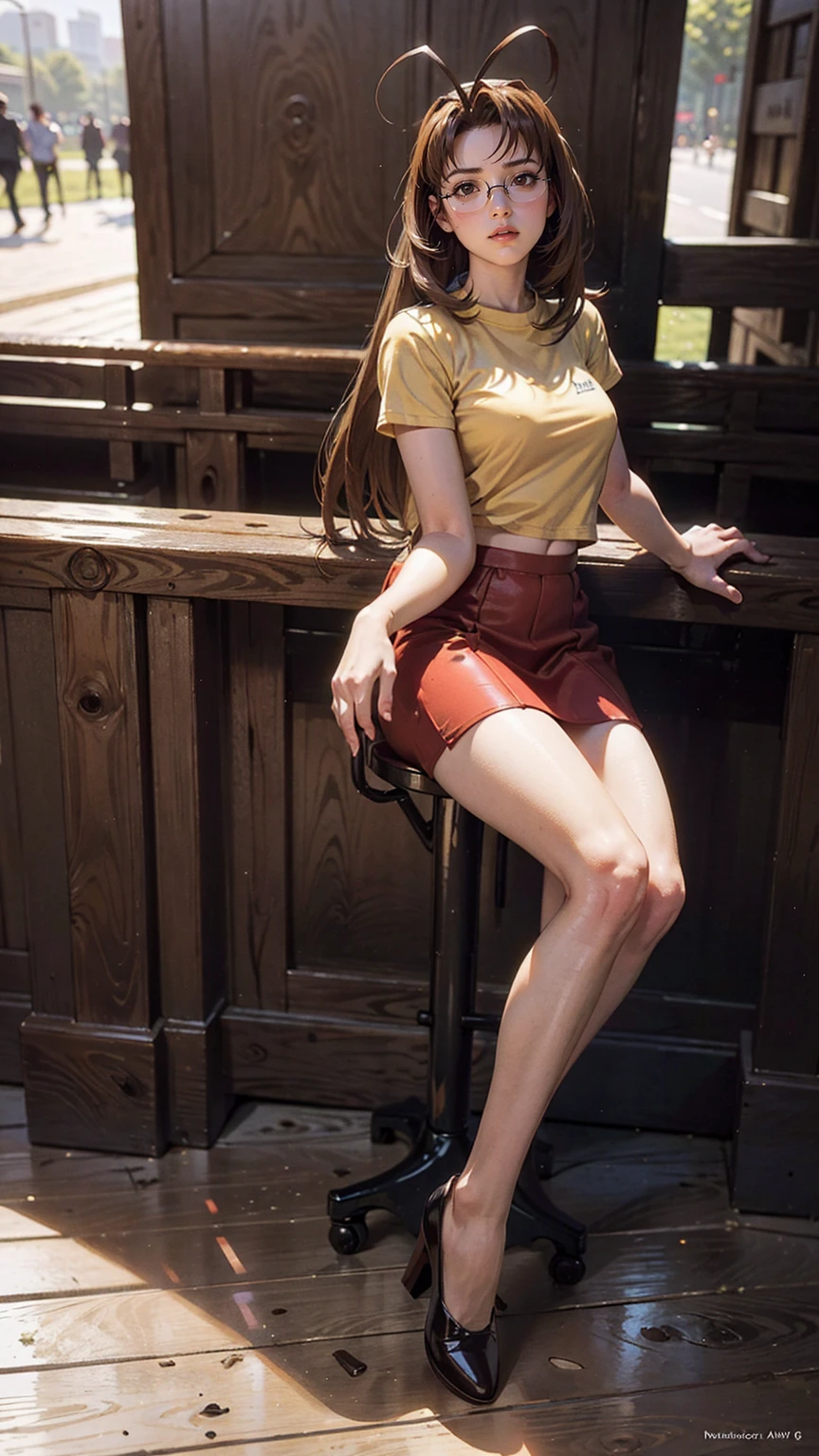 ((best quality)), ((masterpiece)), (detailed), perfect face, little sister, anime babe, full body, skirt rose, 