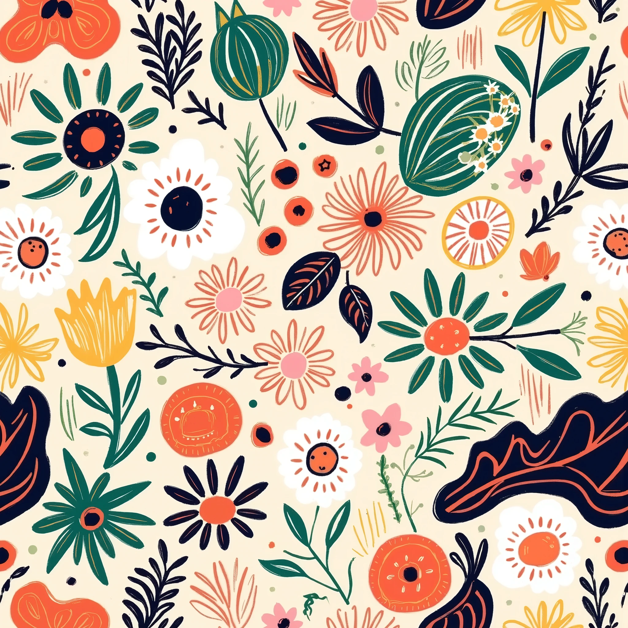 Bohemian pattern design