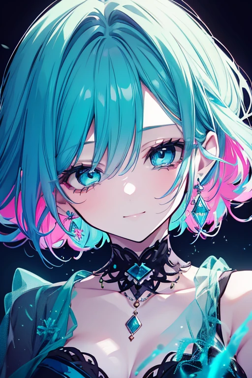 Black Star Pink and White style, Simple Line Initialism，Abstract art，Urban Background, (((The most beautiful girl of all time))), Sweet face. Lips in love, colorful hearts, stylish design