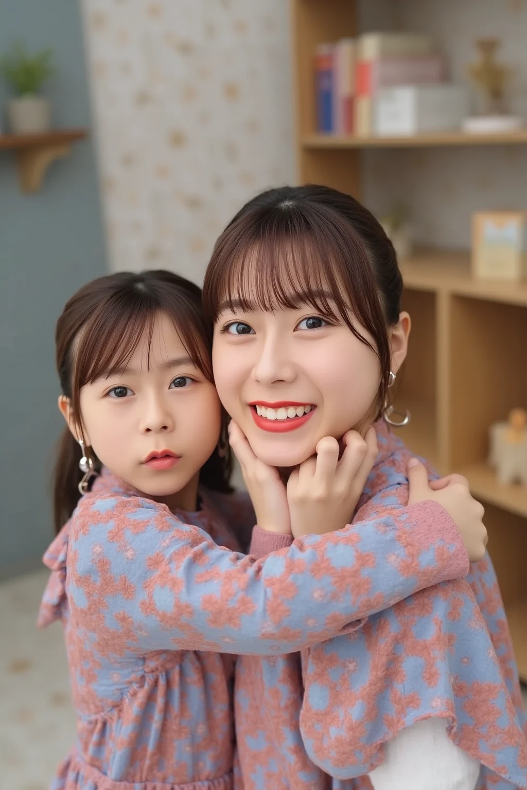 There was a woman with a child in her arms, with a child, personal profile picture, photoshoot, 😭 🤮 💕 🎀, Uptrend ，, 🤬 🤮 💕 🎀, random artist, 🔞🤡, yanjun cheng, dang my linh, song nan li, mai anh tran, Gemma Chen, Gamine, Children, taken in 2 0 2 0