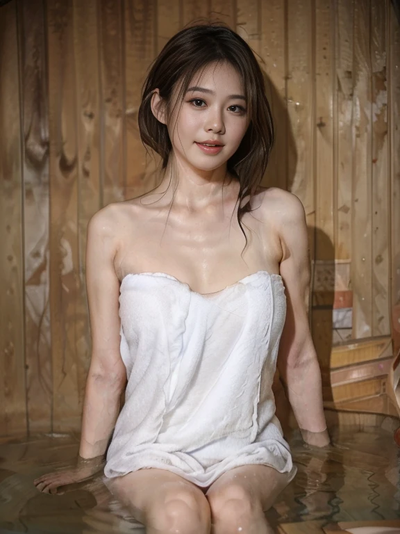 Best quality, masterpiece, ultra high res, (photorealistic), raw photo,1girl, skinny, upper body,solo, realistic, looking at viewer, long hair, bokeh background, indoor, brown eyes,naked, necklace, blonde hair, (nsfw:1.4), sit and ((spread leg))