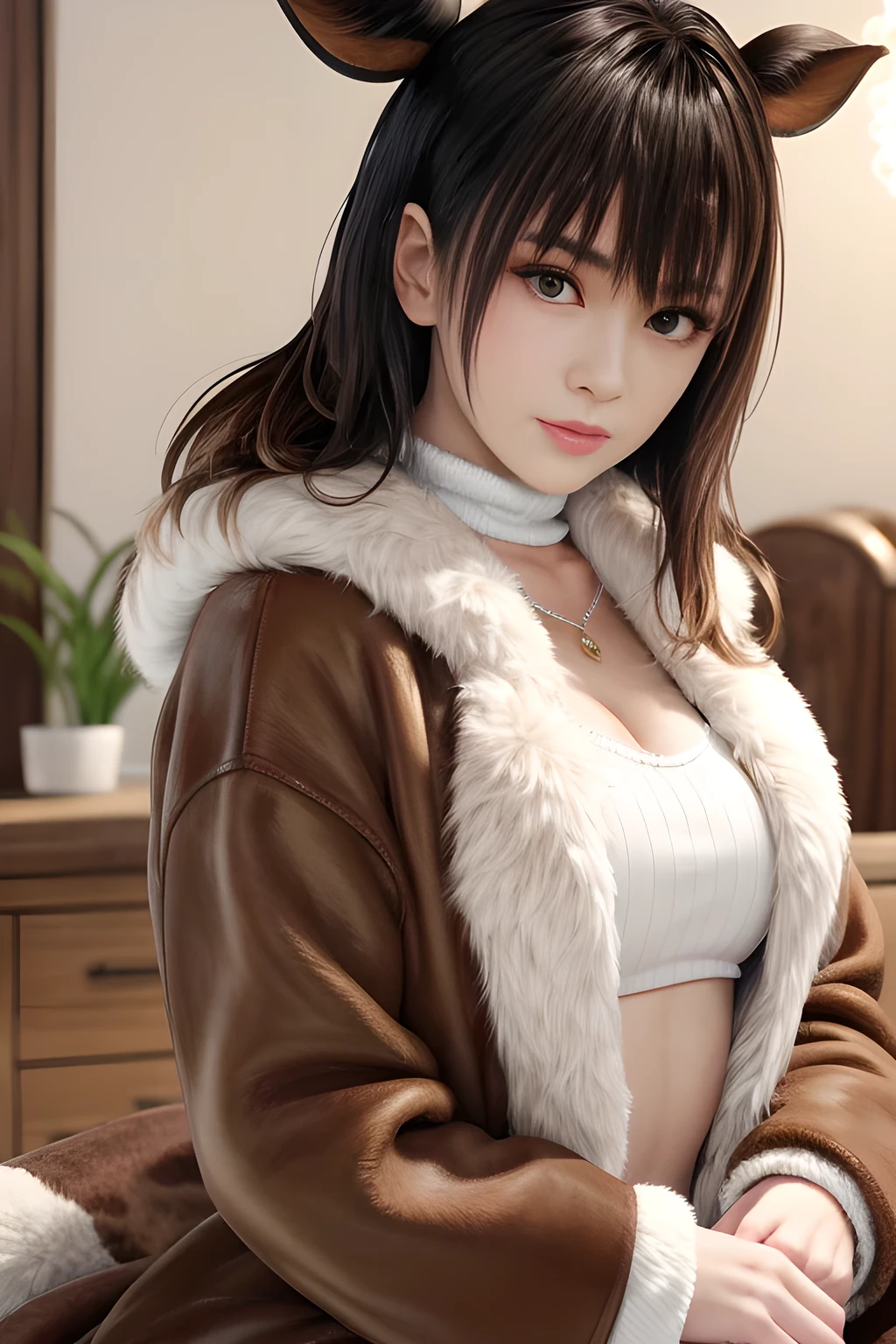 Beautiful Chinese girl face