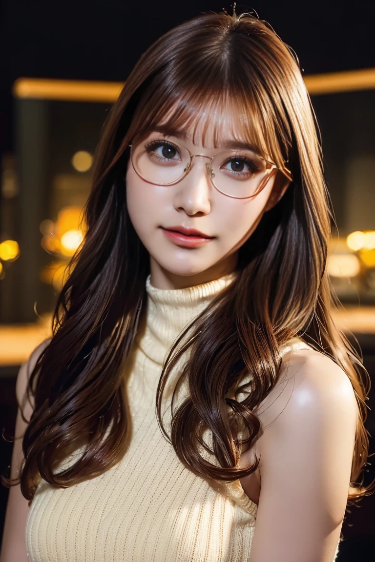 ((masterpiece:1.2、Highest quality、Tmasterpiece))、1 female、alone、Luxury hotel at night、Day、(Korean Idol:1.2)、(Are standing:1.4)、(Female doctor wearing glasses:1.4)、Wavy Hair、Medium Hair、Beautiful legs、break、,(Doctor Suit:1.5)、(Beautiful white skin:1.4)、(Big Breasts:1.5)、Hoop Earrings、lipstick、blush、(smile:1.2)、Covered breasts、(Thick lips:1.2)、Detailed body、Very detailed絵画, Luminism、4K resolution、3D Rendering、Exquisitely crafted , Cinematic、Realistic、Hit definition、Abstract Beauty、Approaching perfection, Pure Form, Golden Ratio、Very detailed, Digital photography, Soft natural light, 50mm lens, 1 1 1.8 Vacancies、blush、Small face、(Tight waist),(albino:1.3),(anorexia:1.3),(Sickly:1.2),(Face close-up:1.7)