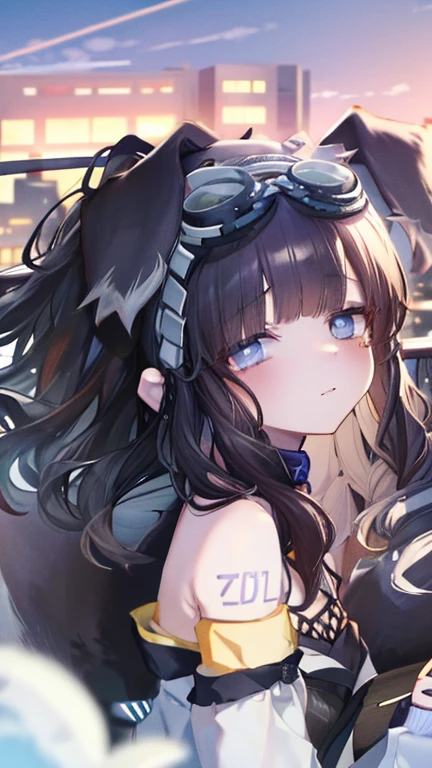 ((masterpiece)),(Highest quality),Official Art,Extremely detailed CG,unity 8k wallpaper,Very detailed,Lighthouse on top of a cliff by the sea,One Girl,alone,Cowboy Shot,Sunburn,School_Swimwear,brown_eye,smile,one piece_Swimwear,Swimwear_Down_Clothes,Sailor_collar,blush,School_uniform,