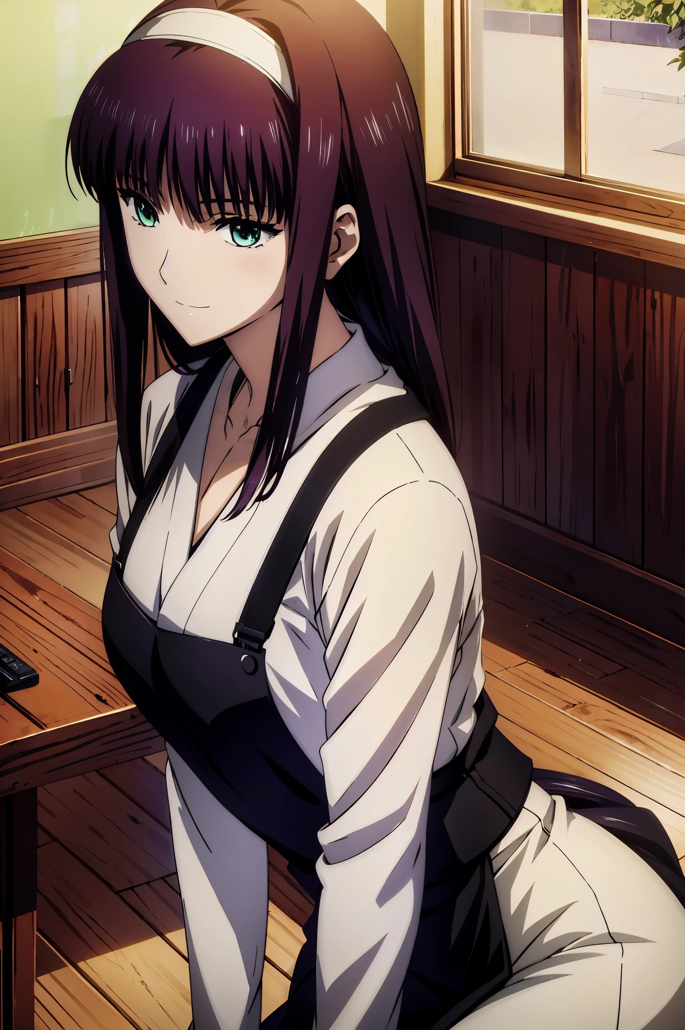 赤  purple hair,  GREEN EYES,  eyes like jewels,((最 high quality)), (( Masterpiece)), ( Details),  1girl ,  sexy,smile face,  Hi-Res, High-definition CG ,  high quality shadows,  Naked Woman  ,  Beautiful Delicate Eyes  ,break(  Ultra Fine 8K Wallpaper ),( 非常に  DetailsなCG 8k壁紙 ),Makima (  chainsaw man),  Sukasach  (  destiny  /  GRAND ORDER REQUIRED  ),Reika Shimodaira , 最  high quality ,  focus on face , Soft light, 超  Hi-Res, ( Masterpiece, 最  high quality :1.2),  alone,  one girl, Dull  , smile,  viewers, Carrying tray , knot, Maid headdress, Maid,  black dress ,  apron,  Hi-Res, very well detailed なイラスト, very well detailed な顔,  RAW Photo ,  film grain  ,  are standing , UHD and 8K Connection  , 長い赤紫髪と  GREEN EYESをした  Anime Girl  , Anime Moe art style, 若い  Anime Girl  の接写,  smooth anime CG art  ,  Beautiful Anime High School Girl  , Anime Moe art style, Dreaming High School Girl, Seductive  Anime Girl  ,  Anime Girl  , 魅力的な  Anime Girl  , Dreaming High School Girl,  Anime Girl  , 8K ultra HD ,  Hi-Res, very well detailed なCG,  high quality shadows,  Naked Woman  , ディテール美しい  Delicate Eyes,break(  Hi-Res 8k 壁紙 ),( 高度に DetailsなCG 8Kの壁紙 ),Makima (  chainsaw man ),Shadowy (  destiny  /  Grand Order Required ),reika shimohira ,  Hi-Res, Very Delicate and Beautiful CG Illustration,最  high quality ,  Realistic Texture  ,Realistic Fabric,  Realistic Texture  ,(((  debris flies))), (((最  high quality ))),8k,At 32k, Masterpiece,  Beautiful and Attractive Anime Woman  ,  high image quality, very well detailed ,  Hi-Res,Dreaming High School Girl, Masterpiece, 最  high quality ,  high quality , Freshness ,  high quality texture,  high quality shadow,  attention to detail,細かい Details,  in the seat, High school student from the side  , alone,I,Just one, alone,Just oneの人,Pay attention to , adult ,  beautiful long legs ,  thin waist ,Mature body girl,reddish  purple hair,reddish  purple hair,  purple hair,  BLACK CURRANT HAIR  , Silk Smooth Hair ,  colorful hair,  straight hair,shy smile,幸せそうなsmile, lively expression walking back and forth  ,cute smile,Cool Beauty,  beautiful woman,  handsome face  , Beautiful realism,Temptation ,  charming face ,  calm look ,  beautiful hair,smile,  colorful eyes,  GREEN EYES,Jade Eyes,  beautiful eyes,bright eyes,  Delicate Eyes,  Jewel Eyes  ,Jade Eyes,  Protruding Eyes  ,(  GREEN EYES:1.5),  charming face ,8 heads,:171cm,彼女は首に  necklace身に着けています,  necklace,beaded  necklace,Magatama Accessories,smile,  colorful eyes,  GREEN EYES,Jade Eyes,  beautiful eyes,bright eyes,  Delicate Eyes,  Jewel Eyes  ,Jade Eyes,(  GREEN EYES:1.5),  charming face ,Model Photo,,  are standing picture ,  attention to detail, Maidの衣装を着た女性、  perfect beauty 、 きちんとして落ち着いたMaid服、クラシックMaid衣装、  Long Sleeve、  long skirt,Waiter uniform,  indoor,  indoor,礼儀正しく  are standing , white,  cowboy shooting,Maidの服,  Long Sleeve,frills,  long dress ,  black costume,  western style building  ,  GREEN EYES,  eyes like jewels,Cassis berry colored hair