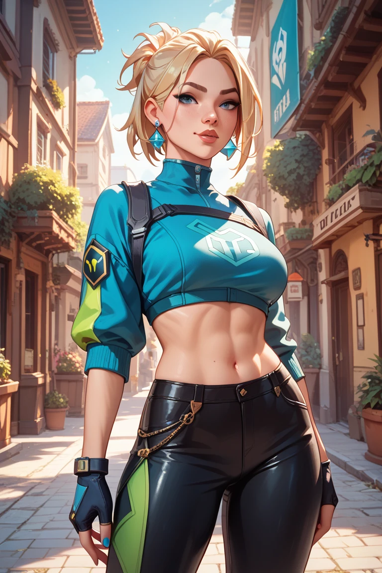 gorgeus space cadet girl, capacete, rebreather branco e laranja, olhos verdes profundos amendoados, cabelo loiro curto, seios enormes perfeitos, quadris largos, coxas musculosas, muscular arms, Barriga sexy, huge huge camel toe, space, spaceship, Ultra HD, retina, obra de arte, Anatomicamente Correto, pele texturizada, detalhes altos, premiado, Melhor qualidade, 8k, alto,( holster, gun holster, bondage gear, armwear, legwear, Choker, black gloves, elbow sleeves, yellow headband, leather jacket, pantyhose, harness, belt with pounches,), shirtless, bottomless, shaved pussy, pussy visible through clothes, see-through pantyhose, pussy visible though pantyhose, nipples visible, large breasts, wide hips, thick thighs,
