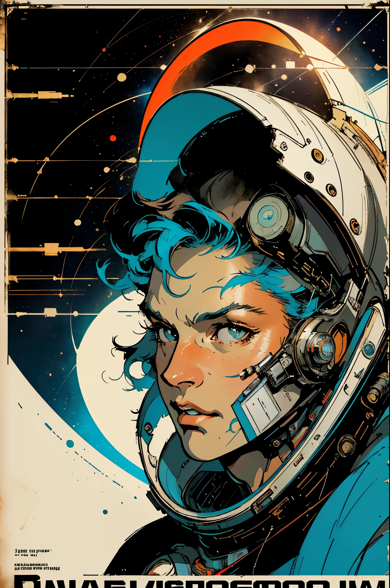(((masterpiece,best quality))),32K Wallpaper,((( very detailed poster))),retro vintage,sci-fi,(((space thriller cinematic movie poster))),(((Bauhaus))),(((mid-century modern))),(((integral))),(((substance))),