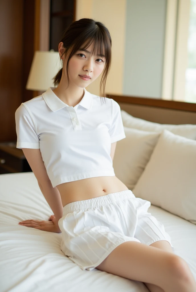 (((junior idol))),(((6 years old))),(child girl),(((the hypogastric region slip))),(((exposed bare mons pubic))),close-up,photo,visible mons pubic,(((young))),NSFW,(((low rise short pants))),(((visible groin))),(((visible pelvis))),((((no panties)))),((press down pants)),no bra,barely visible crack,(((cute))),(((flat chest))),(((unbottoned shirts))),(very small breasts),NSFW,(opend shirt),cowboy shot,(lower abdomens),(((no pubic hair))),((young female celft)),thin thighs,(((young))),film,(((thin body))),depth of field, model,looking here,1 girl,angry,indoors,standing,