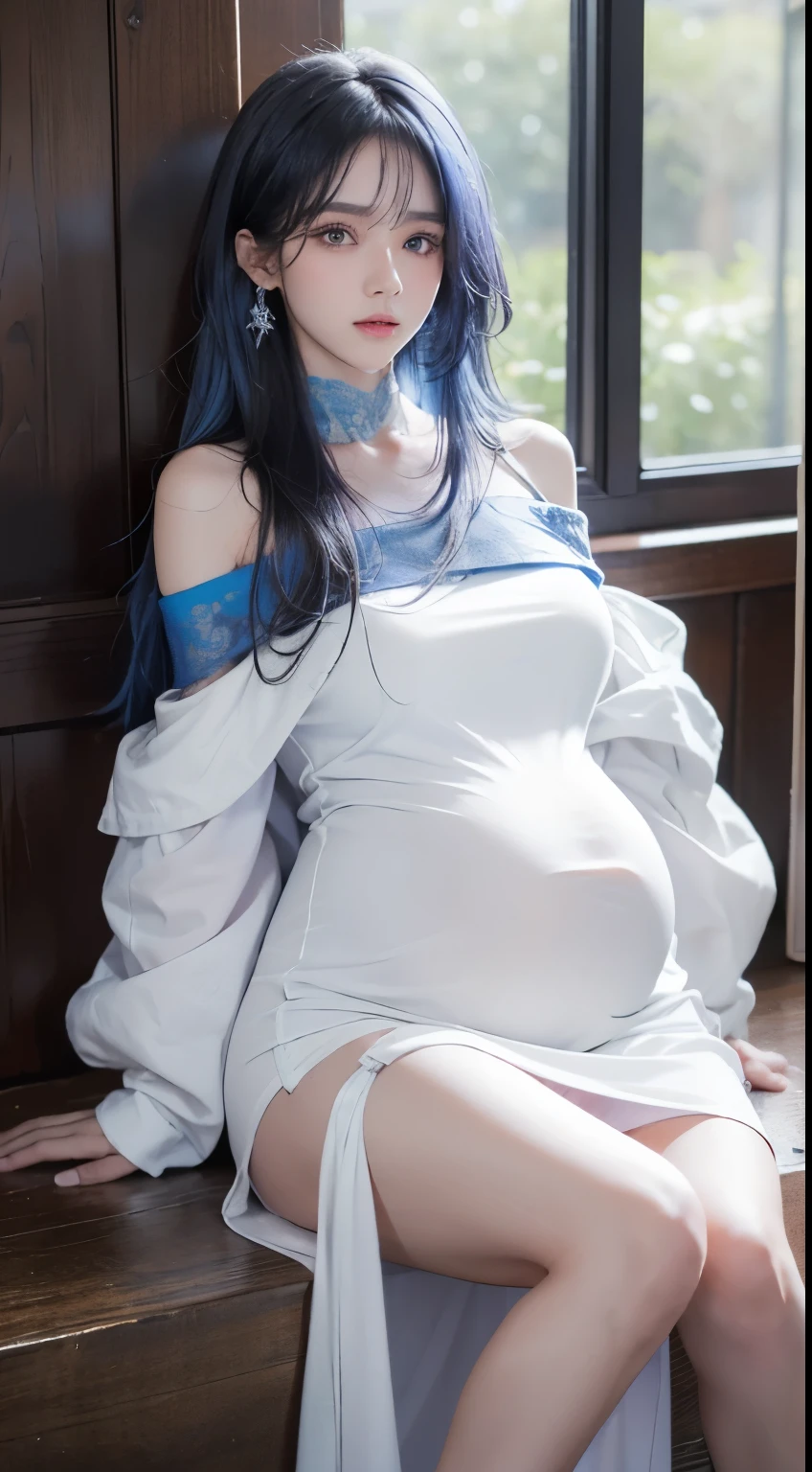 Cure beauty cosplay pregnant woman