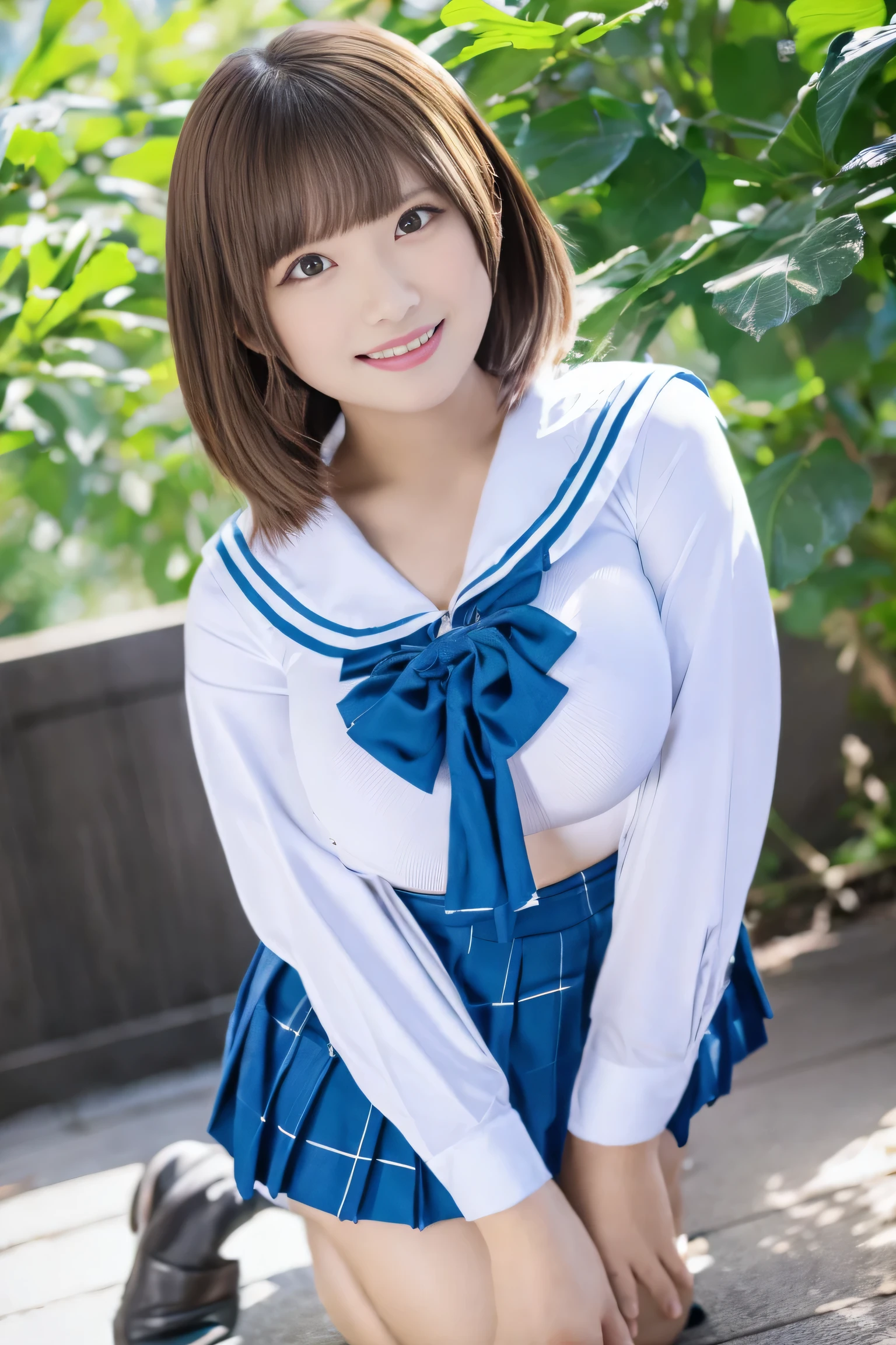 Masterpiece、 highest quality、illustration、 super detailed、 high resolution、 8k wallpapers、 perfect dynamic composition,、 beautifully detailed eyes 、(((whole body)))、Beautiful legs、( beautiful big breasts:1.3)、 Natural Color Lips、 super detailed, highest quality, by Nomi, Unity 8K Wallpaper, Realistic Face, Realistic Feeling , detail hair to lick your ass , very detailed, perfect face, charming face , Considerable big breasts, curved hips , sexy pose,(( Japanese Girl )),(((whole body))), Masterpiece, highest quality, 8k, Morphologically Correct 、 ( beautiful face), cute face, smile、10th Generation, detailed face、 thin waist、 ((Big Breasts:1.4)), Adult woman with a bold sexy pose、Eye Enhancement。 lip gloss、 Shiny Lips、((cute smile、 medium hair、 dark blond hair、bangs))、(((Big Breasts)))、uniform、 white shirt、{{{ Blue Blazer}}}、 Plaid Skirt、 blue plaid skirt、Butterfly ribbon、Kneel、 kneeling、 open、 spreading her legs wide 、
school classroom、Mizuki々