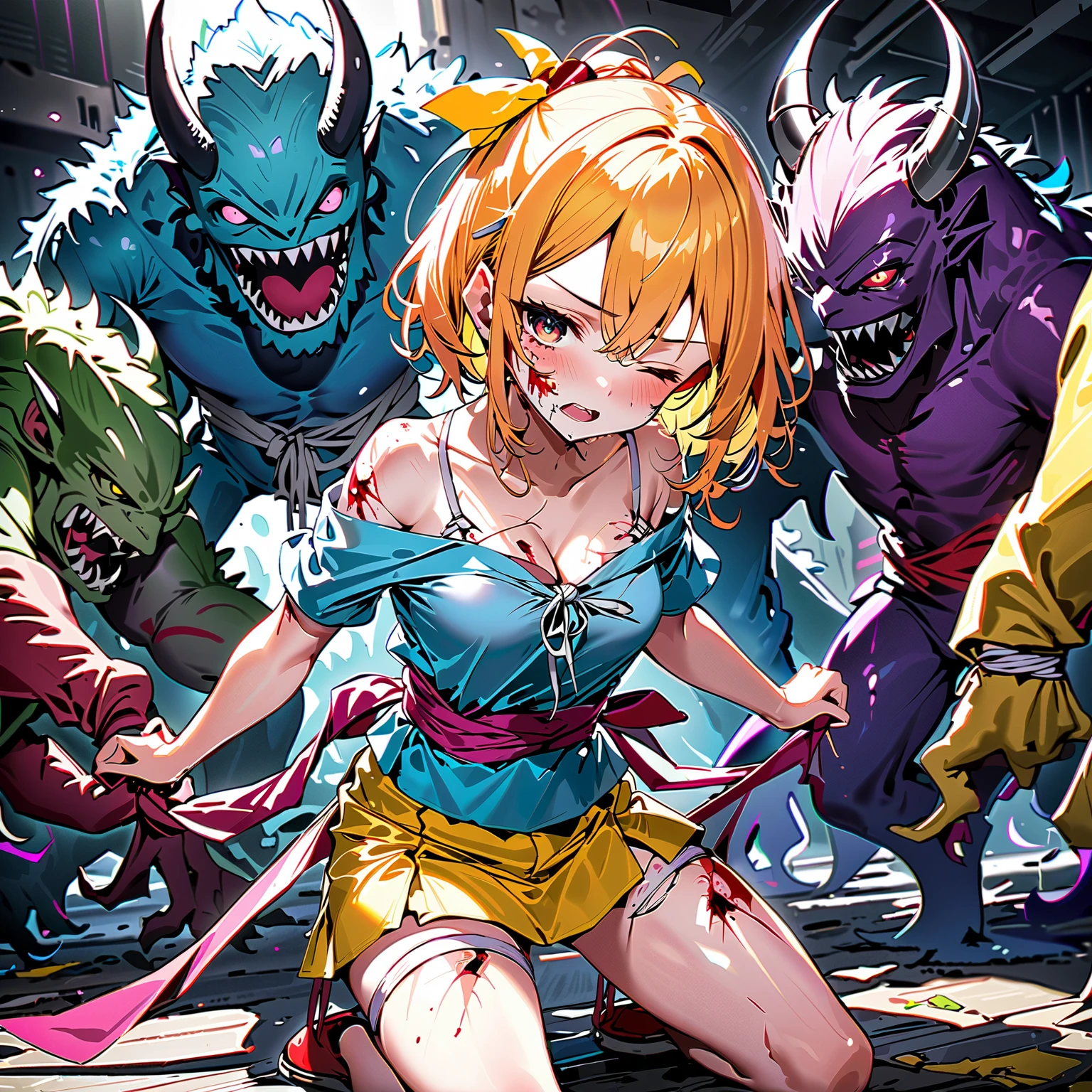 ps, fusion, fuse, half-humanoid monsters, youkai