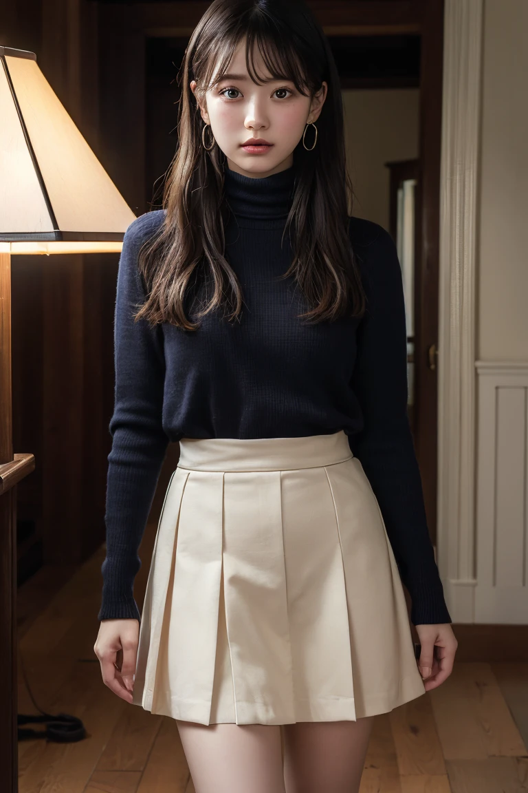 ((sfw: 1.4)), ((detailed face, professional photography)), ((sfw, (zettai ryouiki:1.4), 1 Girl)), Ultra High Resolution, (Realistic: 1.4), RAW Photo, Best Quality, (Photorealistic Stick), Focus, Soft Light, ((15 years old)), ((Japanese)), (( (young face))), (surface), (depth of field), masterpiece, (realistic), woman, bangs, ((1 girl))