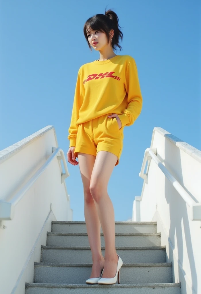 younger teenager, Unclothed, yellow socks, pussy, legs spread open, Jenna Ortega