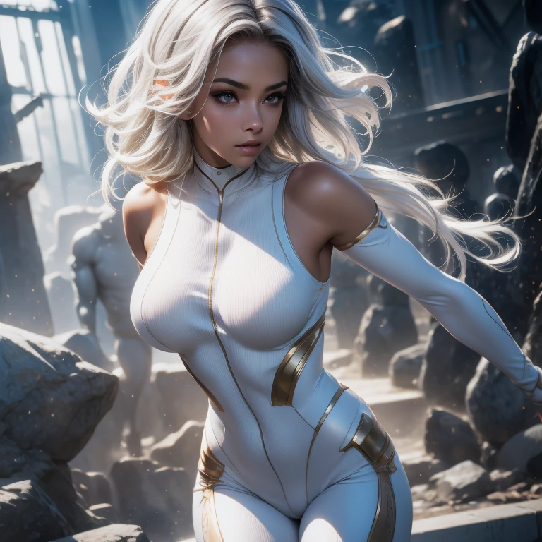 (Masterpiece, 4k resolution, ultra-realistic, very detailed), (White superhero theme, charismatic, there's a girl on top of town, wearing sexy costumes, she's a superhero), [ (25 years), (long white hair:1.2), full body, (blue eyes:1.2), ((Spider-Man pose),show of strength, jump from one building to another), ((sandy urban environment):0.8)| (cityscape, at night, dynamic lights), (full moon))] # Explanation: The Prompt mainly describes a 4K painting of ultra-high definition, very realistic, very detailed. It shows a superheroine at the top of the city, wearing a Spider-Man costume. The theme in the painting is a white superhero theme, the female protagonist has long white hair, is 25 years old and her entire body is shown in the painting. In terms of portraying the actions of superheroines, spiders are employed,Sfw, moaning in pain, feeling pain, tears flowing, crying in pain, crop top, ripped jeans, sfw, sleeping beauty lying on her back, wet skin and hair, hard breasts, dark blonde hair, long straight hair, European youth, perfect body, open (perfect body, little ke), fashion photorealism,  high definition sysie details, (((from below))), photography, sharpness, single 850 4, koda850 k portrait camera, f1.6 lens, rich color, hyper-realistic texture, spectacular light texture, surreal art, Cinestil 800 fashion engine, grimaces of pain, (hyperrealistic), (illustration), (high resolution), (8K), (extremely detailed), (best illustration), (beautiful detailed eyes), (best quality), (super detailed), (masterpiece), (wallpaper),  solo, (dynamic pose), (illustration), (high resolution), (8K), (extremely detailed), (best illustration), (beautiful detailed eyes), (best quality), (super detailed), (masterpiece), (wallpaper), (camel fingers) (no panties), (no bra) (open legs)