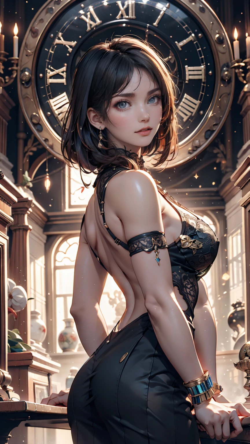 ((master part)), ((best quality)), (ultra-detalhado), ((kawaii)), Cuovemente), ((sexy)), (Foi:1.3), ((extremamente detalhado)), 4k, (8k), best quality, (Beautiful), illustration, estilo anime, Pintura, Dynamic angle, cowboy shot, de baixo olhe para cima, Japanese-style room in dramatic style, Sente-se em uma mesa, (Poses for erotic photo albums), Espalhe as pernas, Gestos que trazem os seios para o meio, gradation, foco de corpo inteiro, Menina fofa s, 1girl em, sozinho, Japanese miko costume, cabelos pretos, Beautiful eyes of random colors, lindos olhos)), de pele branca, Hairstyle Random, Glutes, (Seios colossais), (sorriso maldoso:1.2), (corar:1.5), suar, efeito espumante, Reflexo da lente, brilhante-cintilante, Brilhando