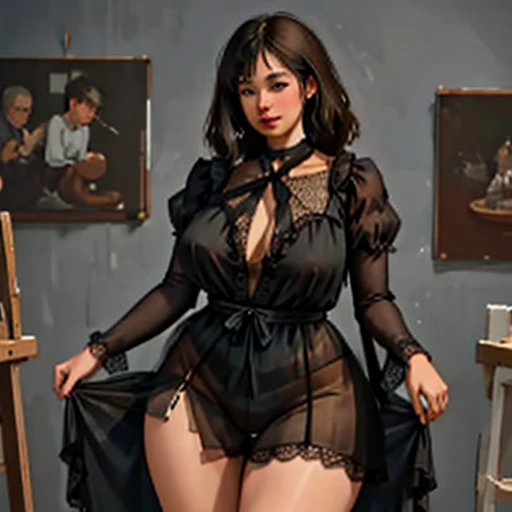 (((vulgar))),((leaning forward fantasy wold female design)),((full body)),((face in profile))masutepiece,Full-body high-definition images,sex slave ,Woman as big as a horse,illustrationl,Goblin riding a human woman,Face of blowjob,Medieval Fantasy Equipment,thick thighs,Excited nipples and areola, (Beautiful and detailed eyes: 1.1),between breasts,big breasts ,solid color backdrop,(white clean backdrop:1.2),Show the whole picture