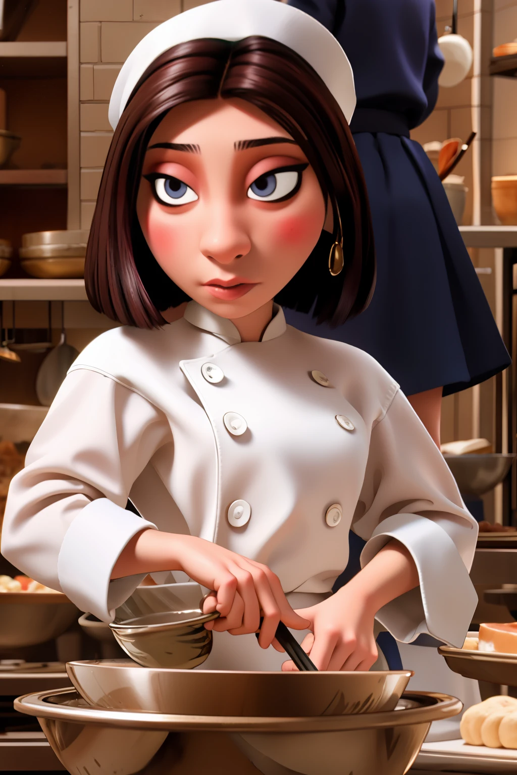 colettetatou , woman ,  chef Uniform, pussy