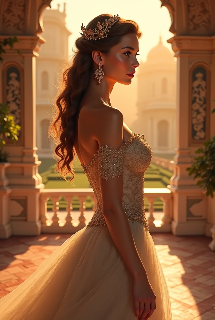 Masterpiece, Best quality, (Photorealistic:1.4), full bodyesbian, (dress:1.1)（evening formal robes：1.1）（Wisps 1.1）（Embroidered seedling edge Q1.1） view over city, Cinematic light, Beautiful woman, ((From any direction)), sport, Large breasts, Black hair,Chinese face， rim, Detailed dress,