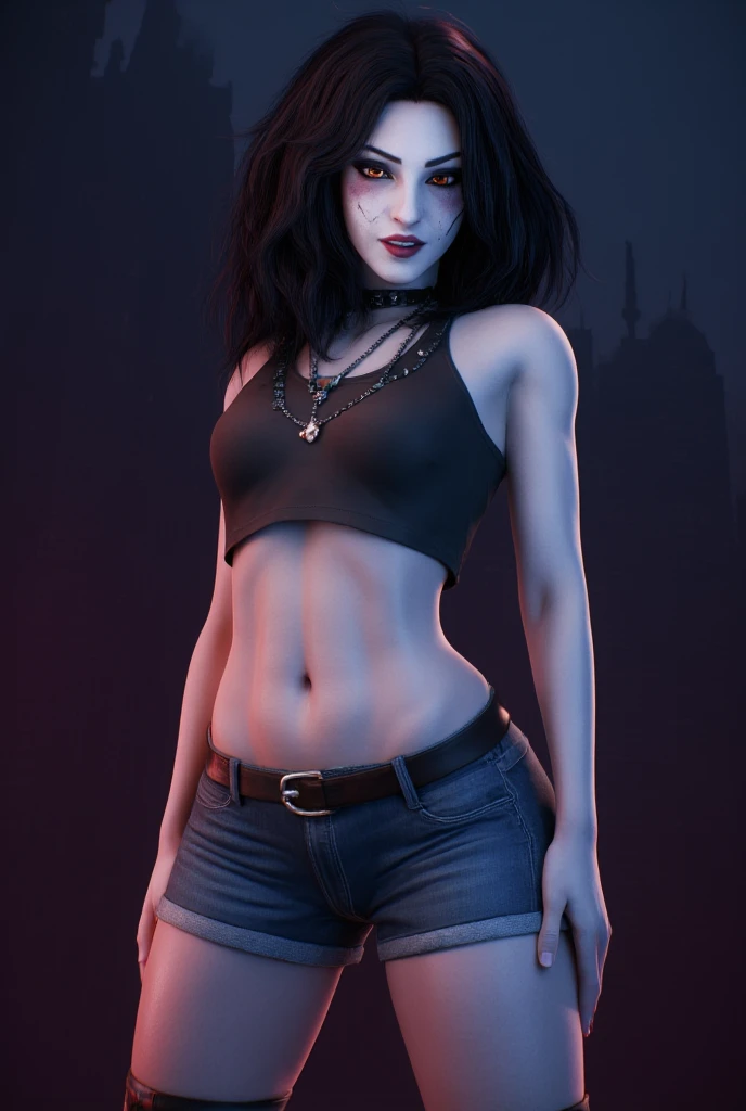 a beautiful young woman with flawless black skin, piercing blue eyes, wearing a short skirt, making a heart shape with her hands, detailed portrait, hyper realistic, 8k, photorealistic, dramatic lighting, cinematic, highly detailed, intricate details, masterpiece