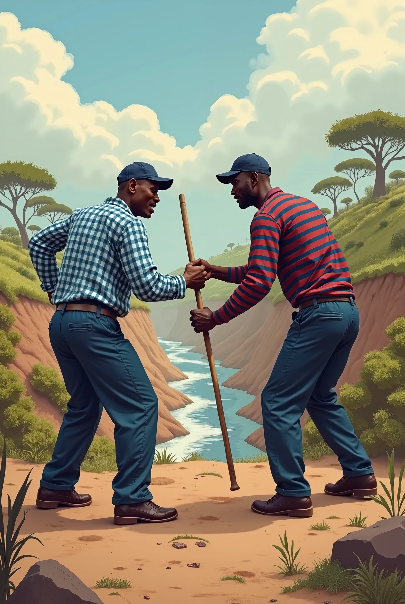 Dois homens maduros, Genro e Sogro, one gray haired and one black haired frontal nude showing their penis and body hair dating in the middle of the plantation herbs cannabis ultraviolence