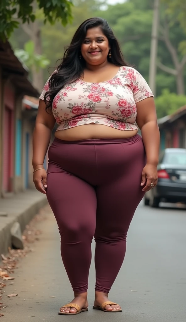 Extremely Morbidly Obese Cuban girl