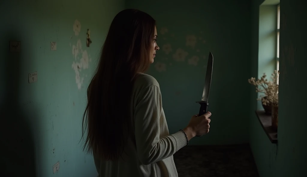 1080hp, realistic, ultra realistic, textured skin, retad pg , crime scene, with knife
