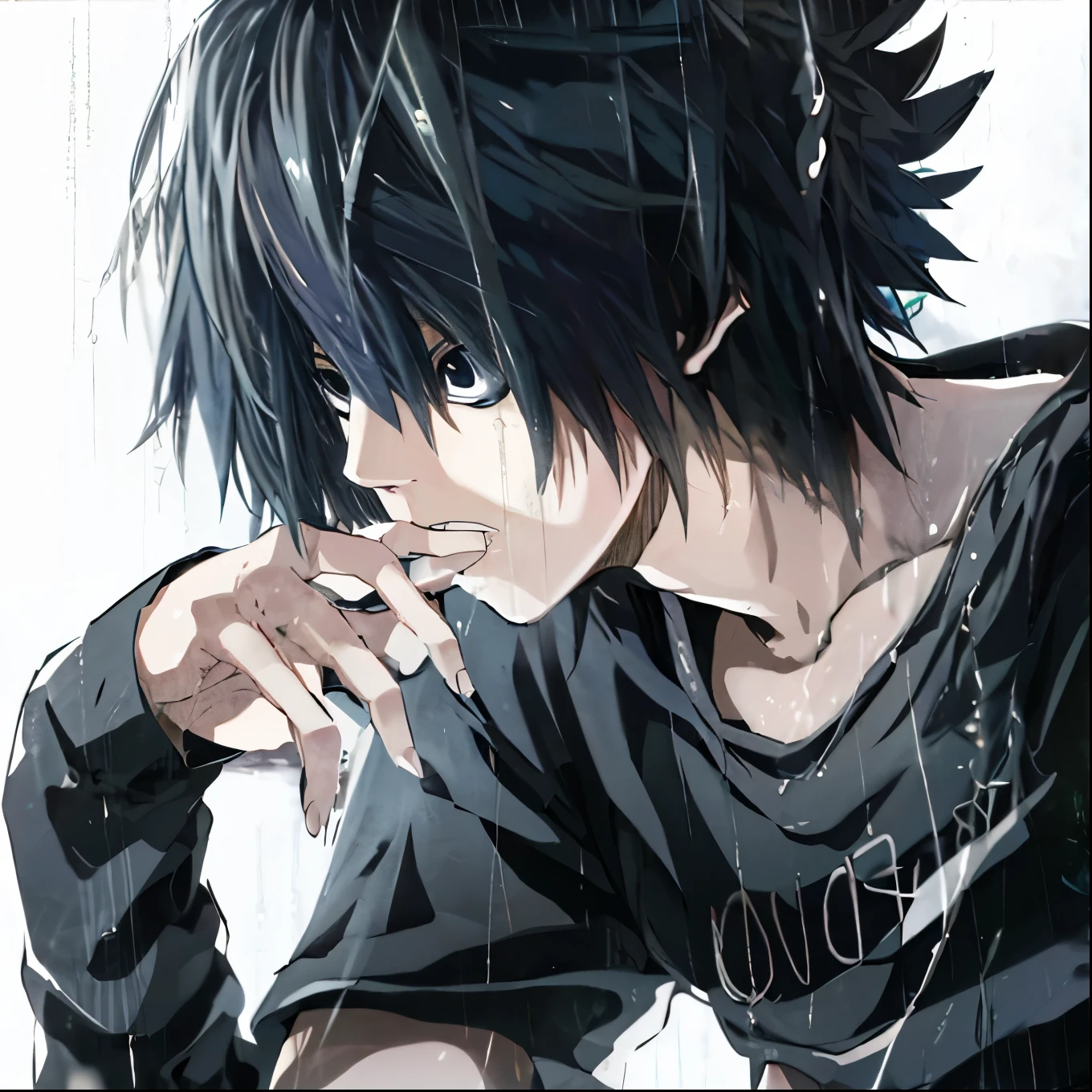  Noctis Lucis Caelun ,  Noctis weekend, Noctis, Sasuke, Sasuke Uchiha, l, l Death Note , L Lawliet ,  Death note style 