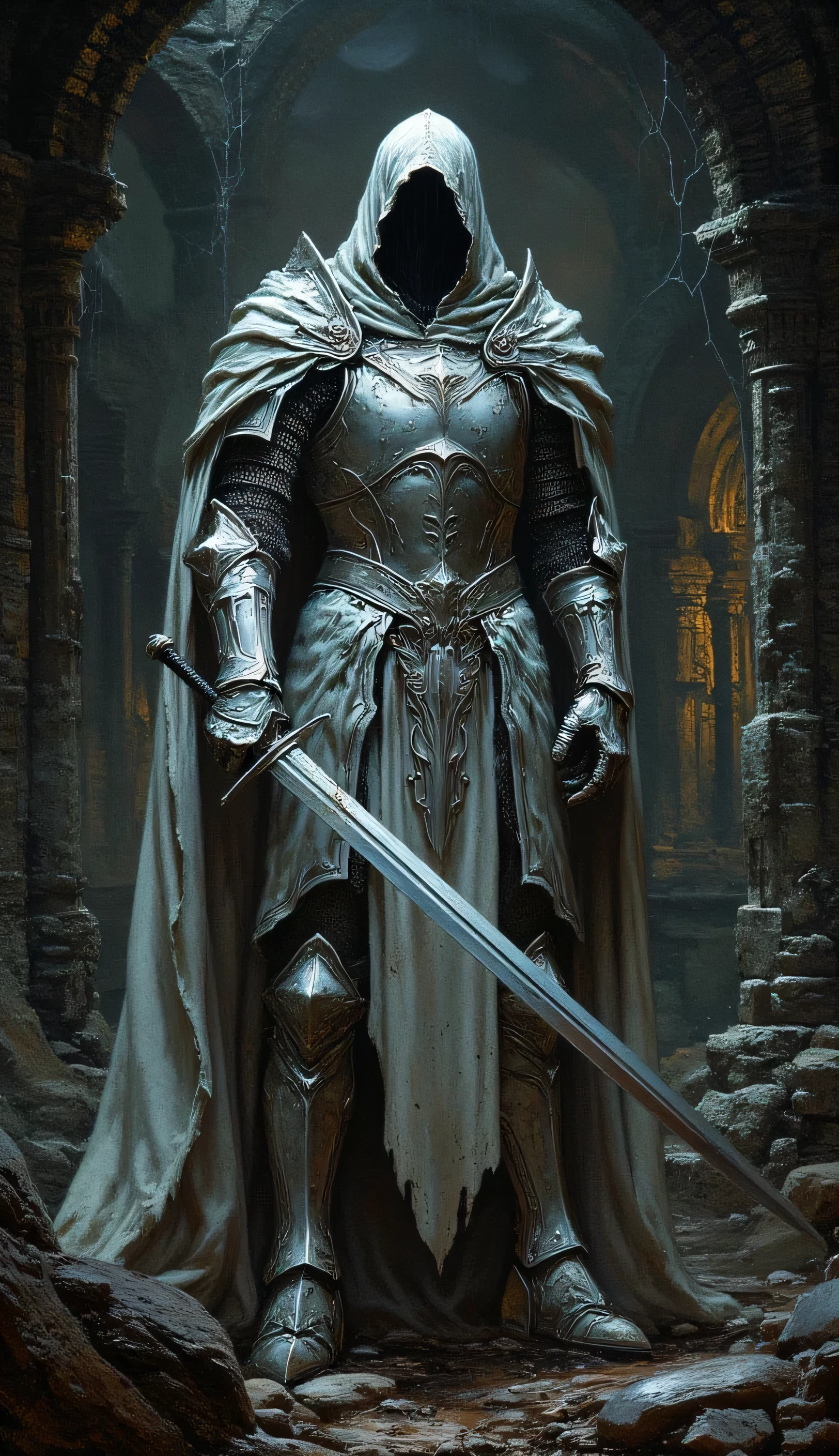 The White Knight in a Dungeon