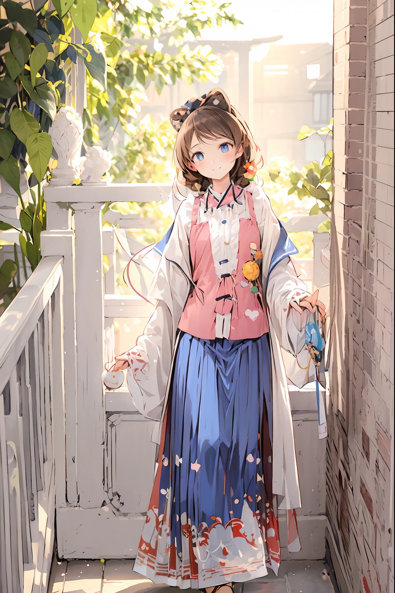 Yo Watanabe, Yu Watanabe, brown hair, shortcuts,Messy Hair, short braided hair, Neat , slender beauty ,Dignified posture, small breasts, beautiful feet, Her charming grayish blue eyes shine like stars, vibrant colors, beautiful eyes,A delicate smile, textured skin, best quality, gentle and beautiful woman , anime style 、, orange hair band,Locket Pendant, camisole,Bareneck,Shoulder,Bare clavicle,blue long skirt ,Cute stiletto heels, evening,sunset,walk, big canyon {x} the sun sets,whole bodyがイラストに入るように, looking down from above ,
break outdoors, Coastal Road, construction site ,
break looking at viewer, whole body,
break ( Masterpiece:1.2), Top Quality High Resolution , Unity 8k Wallpaper, (shape:0.8), ( Beautiful Details :1.6), Detailed Face , perfect lighting, Highly detailed CG , ( Perfect Hands, perfect anatomy),