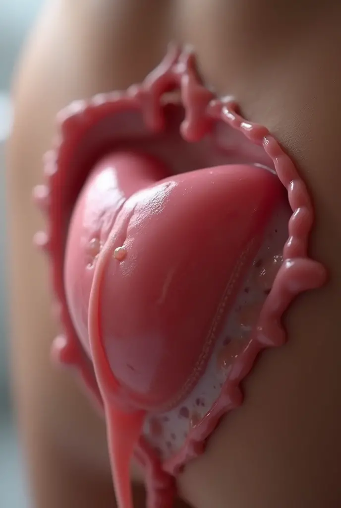 Inside of chest of human heart 