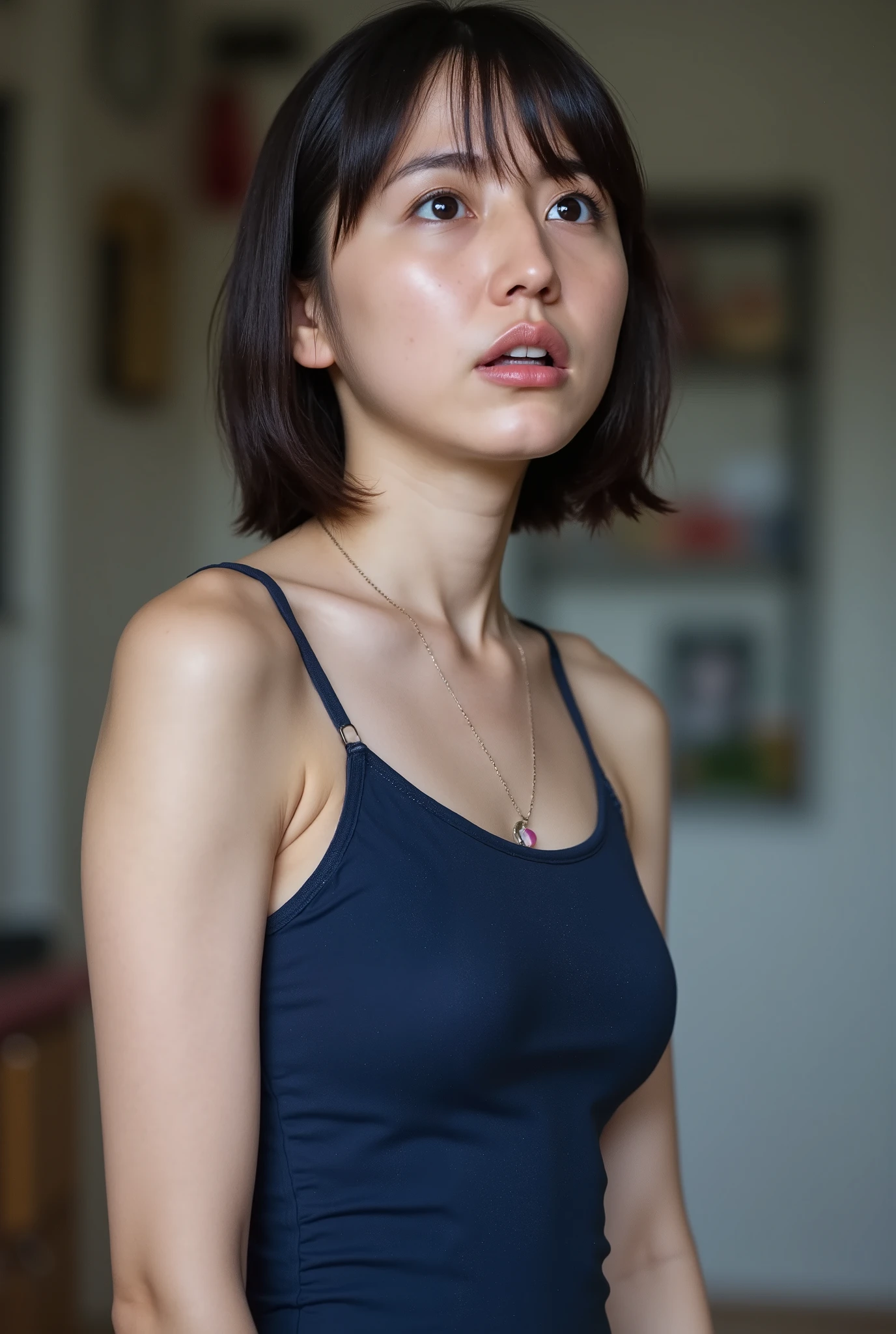 Be careful, (((Japanese high school girl ************)))、 many , 8 *****、 RAW Photo 、 climax face 、Bust、 medium hair 、( Masterpiece)、( highest quality)、 Hi-Res、( girl)、(Genuine、 by Nomi:1.2),((Wearing a navy blue school swimsuit ))、 upper body、 looks up、 Sex Appeal 、************、 Middle Brest、 close your eyes 、Deep sadness、 sad、 looks up at the sky、 open your mouth 、scream、room、 Background Blur, 、 beautiful small breasts、 pink nipples